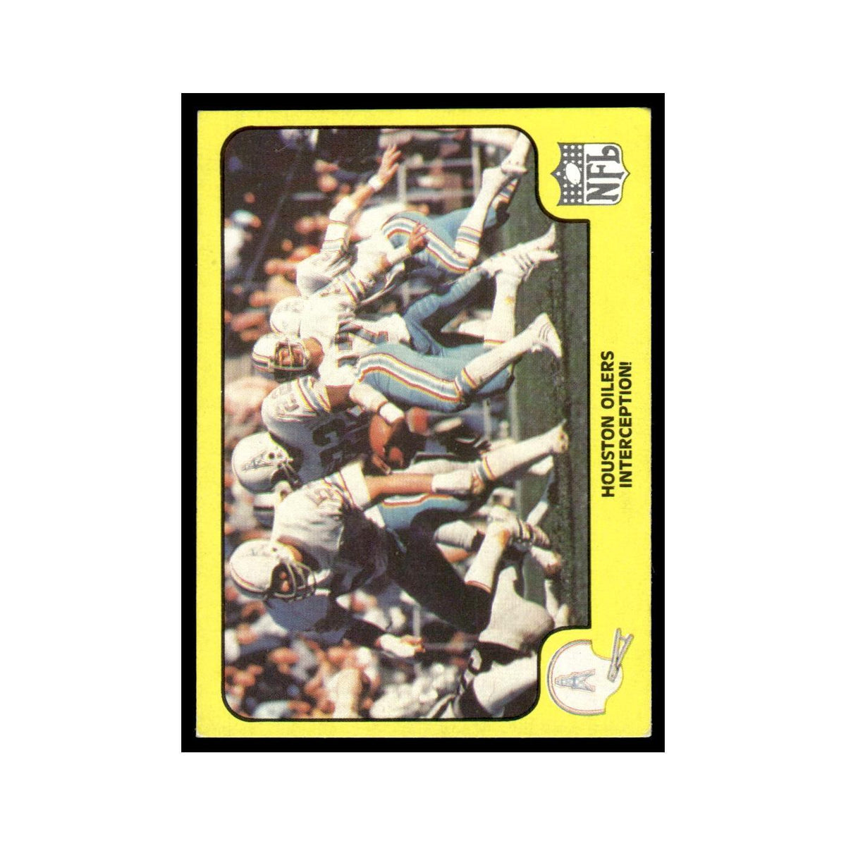 1978 Fleer Team Action Houston Oilers Interception #22