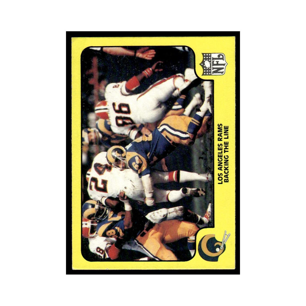1978 Fleer Team Action Los Angeles Rams Backing The Line #26