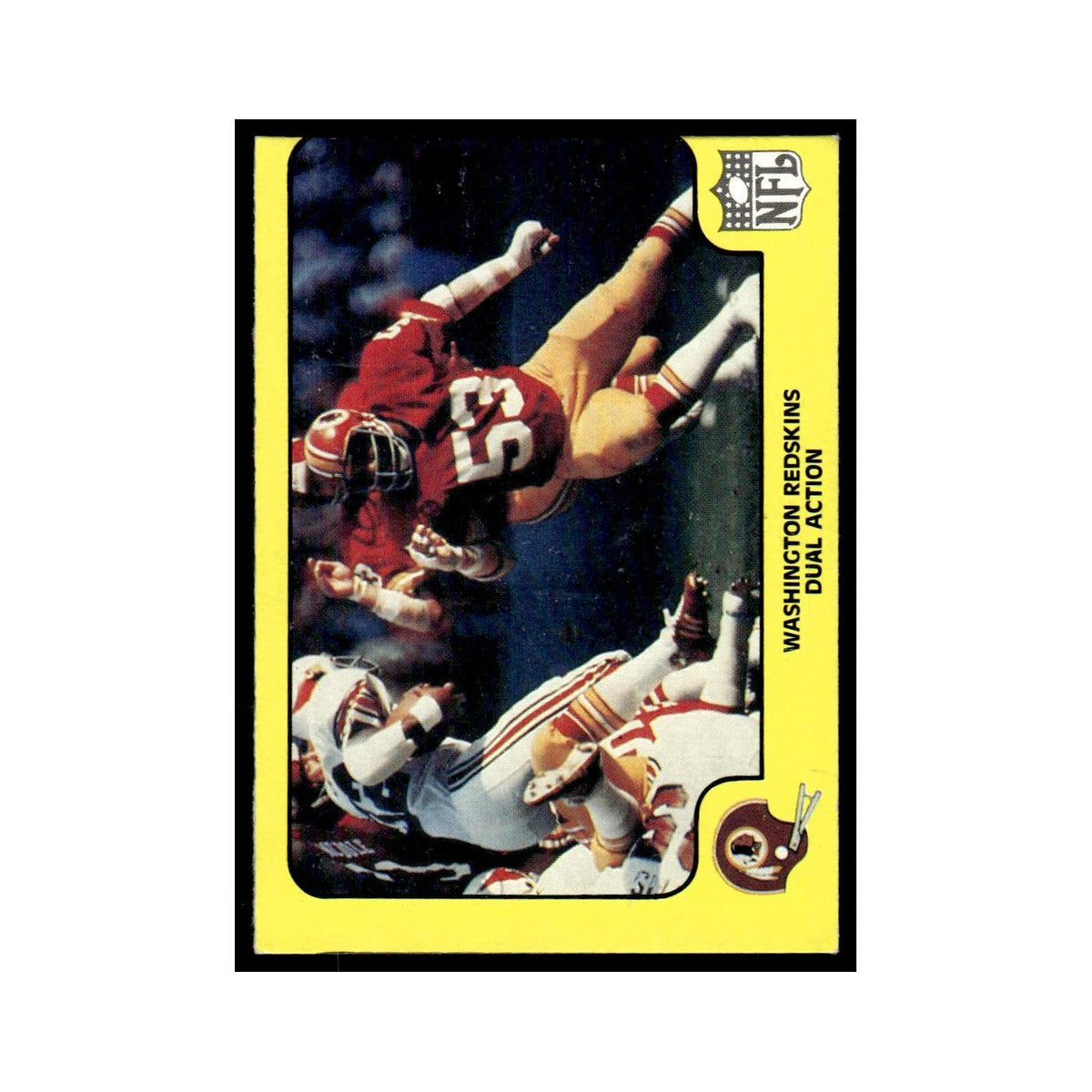 1978 Fleer Team Action Washington Redskins Dual Action #56