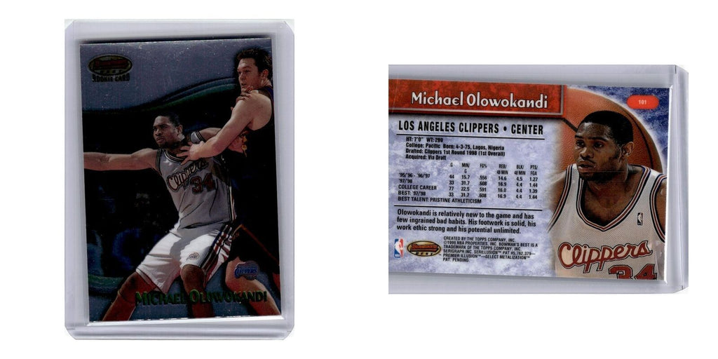 1998 Bowman's Best Michael Olowokandi RC Clippers #101