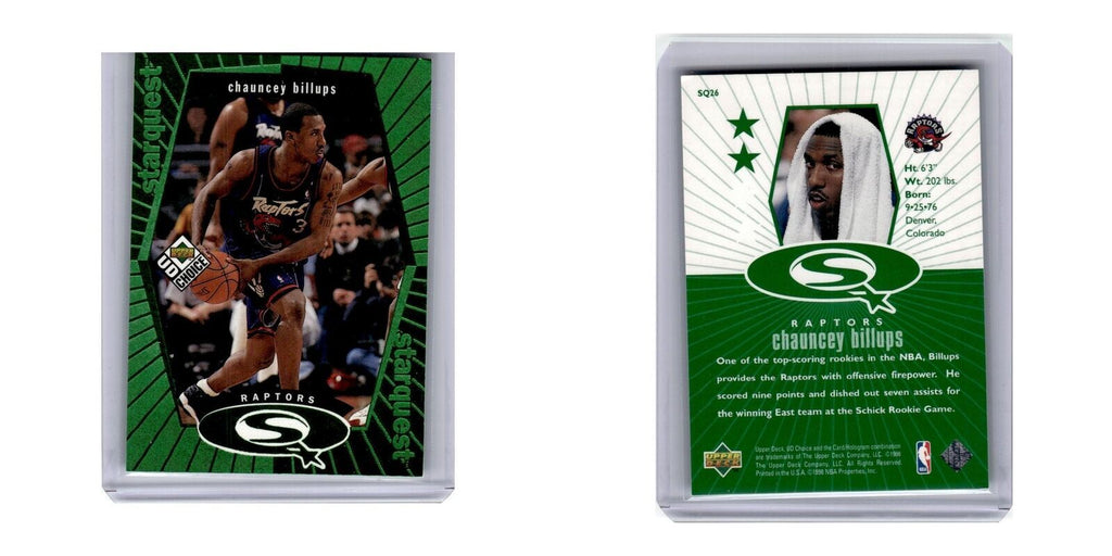 1998 UD Choice StarQuest Chauncey Billups Raptors #SQ26