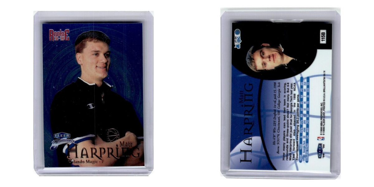 1999 Fleer Brilliants Matt Harpring Magic #115B