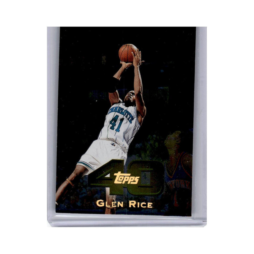 1997 Topps 40 Glen Rice Hornets #T40-1