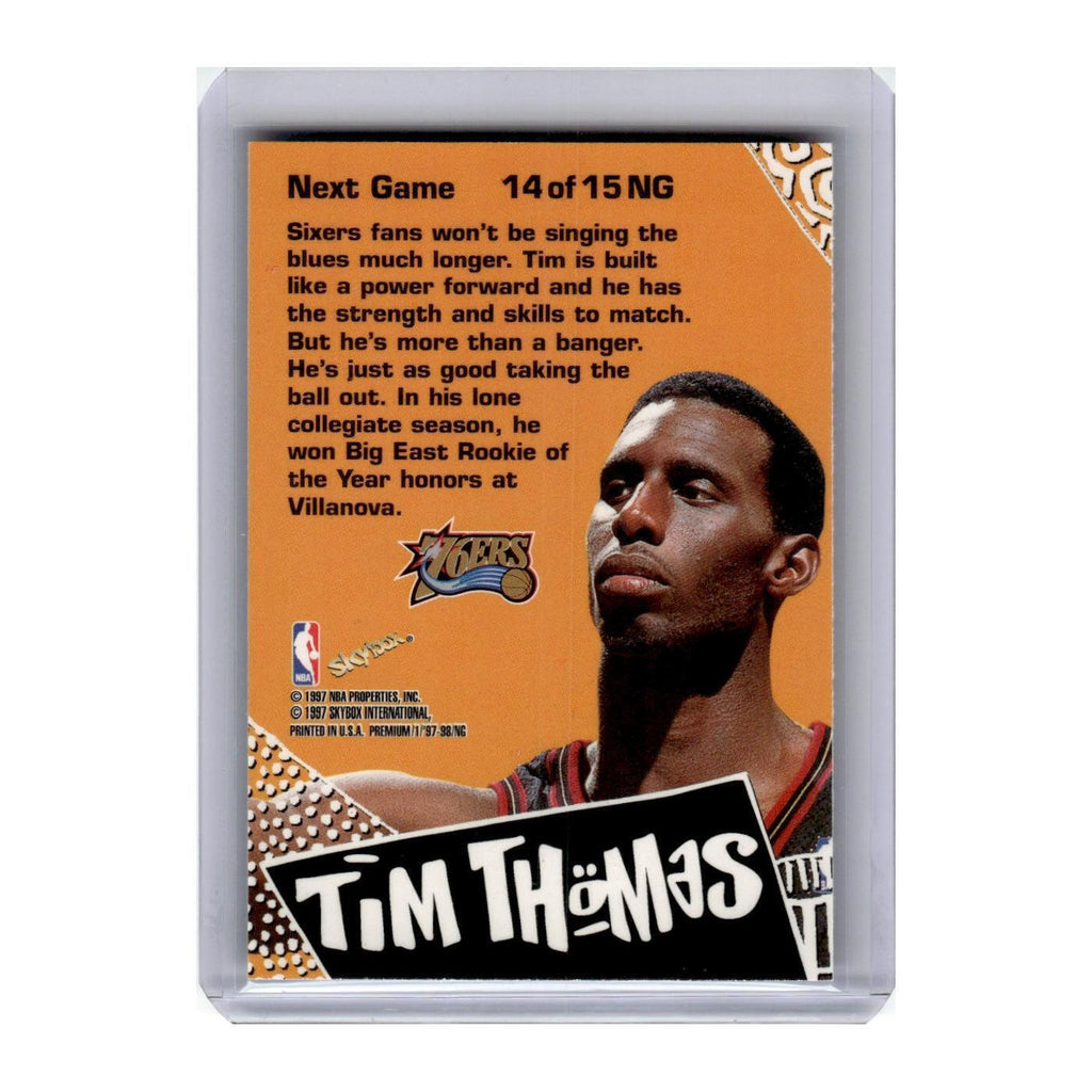 1997 SkyBox Premium Tim Thomas 76ers #14NG
