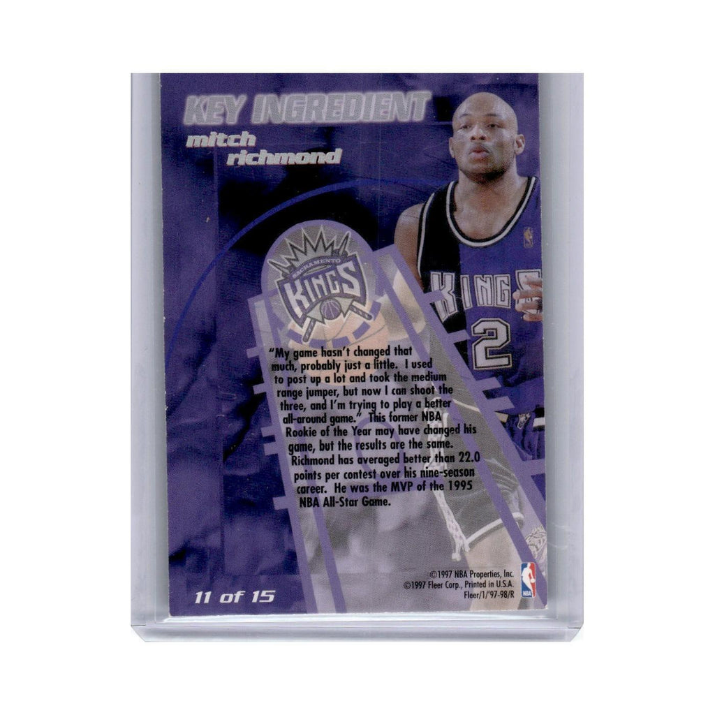 1997 Fleer Mitch Richmond Kings #11