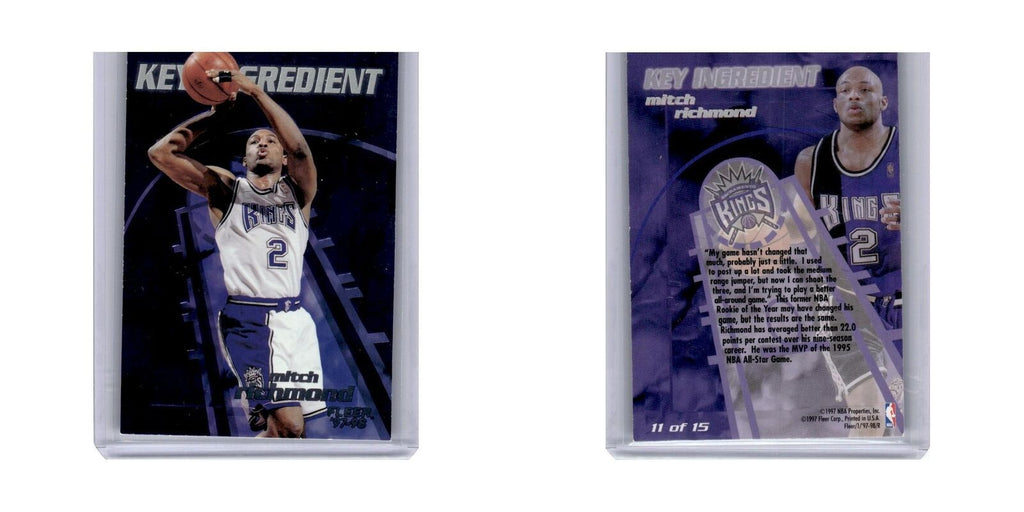 1997 Fleer Mitch Richmond Kings #11