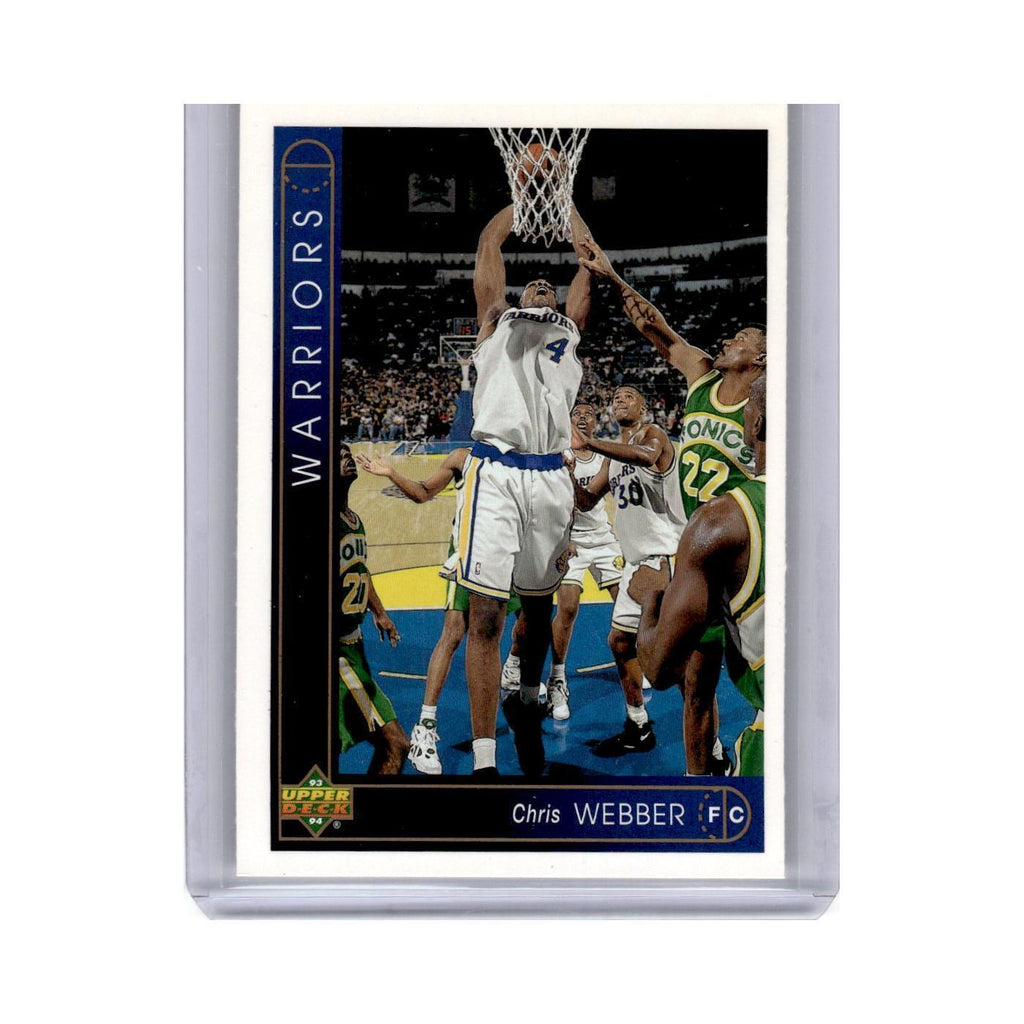 1993 Upper Deck Chris Webber RC Golden State Warriors #311
