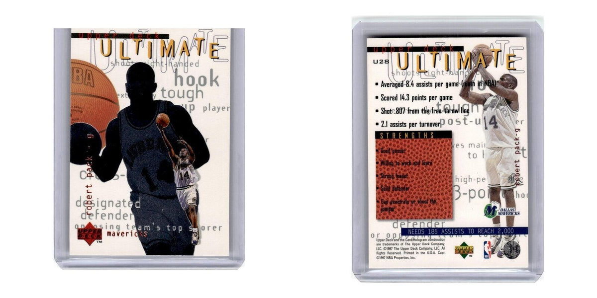 1997 Upper Deck Ultimates Robert Pack Mavericks #U28