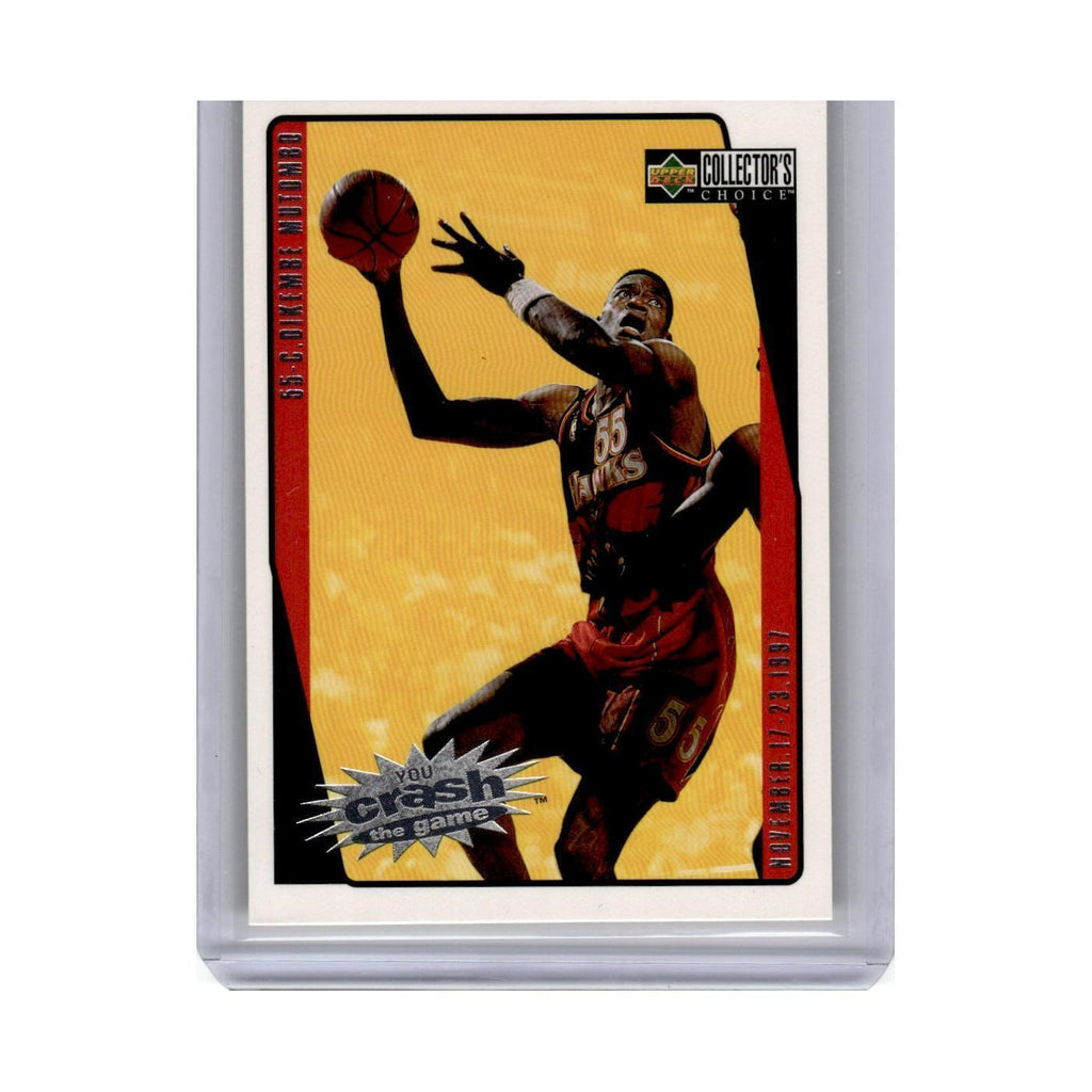 1997 Collector's Choice You Crash the Game Dikembe Mutombo Hawks #C1