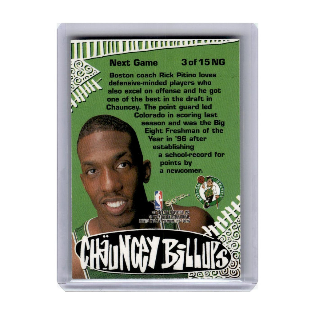 1997 SkyBox Premium Chauncey Billups Celtics #3NG