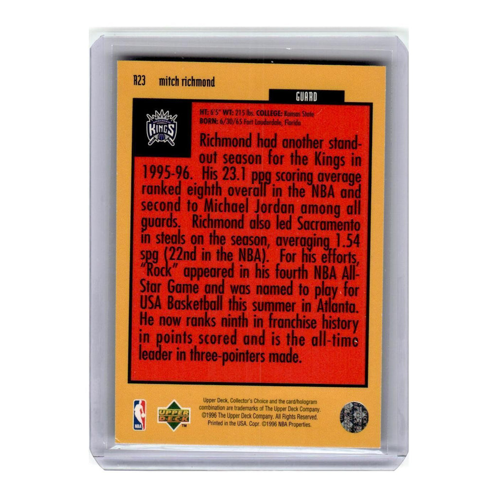1996 Collector's Choice You Crash the Game Mitch Richmond Kings #R23
