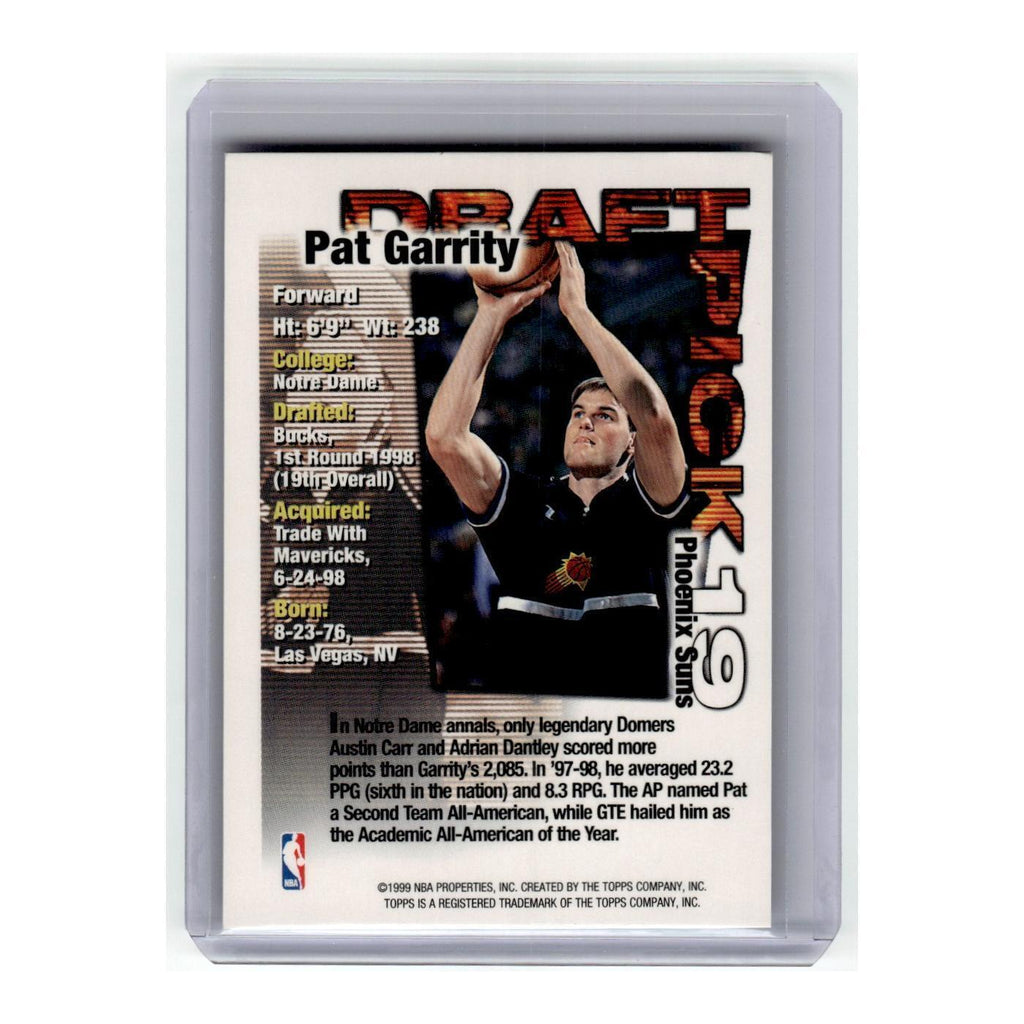 1999 Topps Pat Garrity Suns #nan
