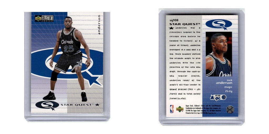 1997 Collector's Choice StarQuest Nick Anderson Magic #SQ108