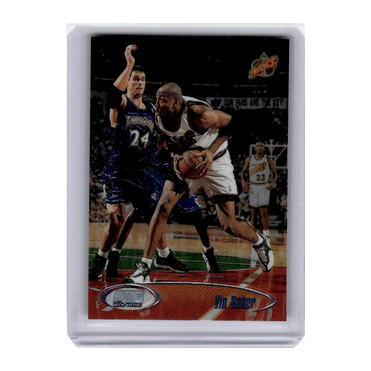 1998 Stadium Club Chrome Vin Baker Seattle SuperSonics #SCC4