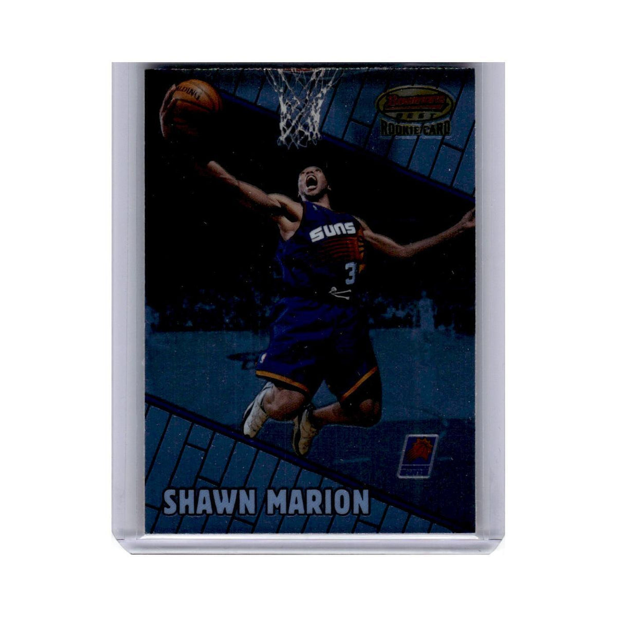 1999 Bowman's Best Shawn Marion RC Suns #109