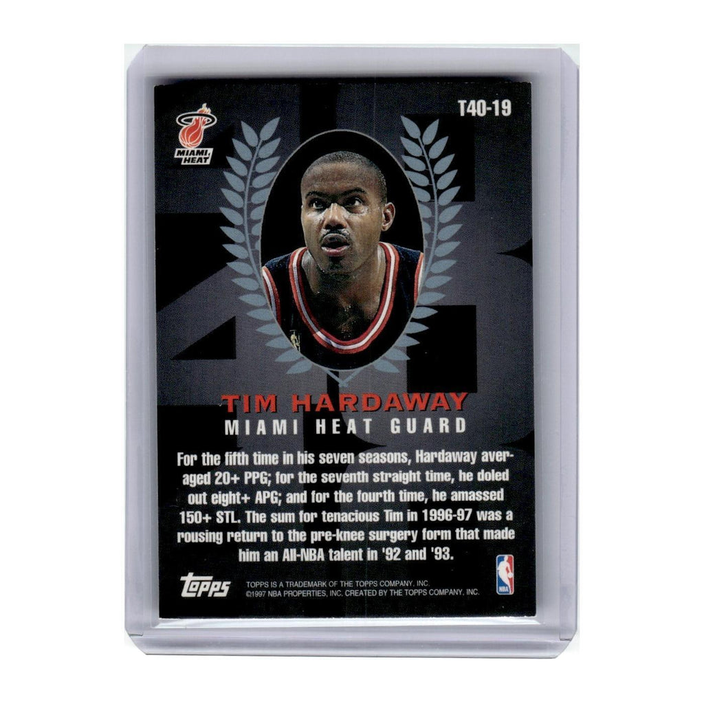 1997 Topps 40 Tim Hardaway Heat #T40-19