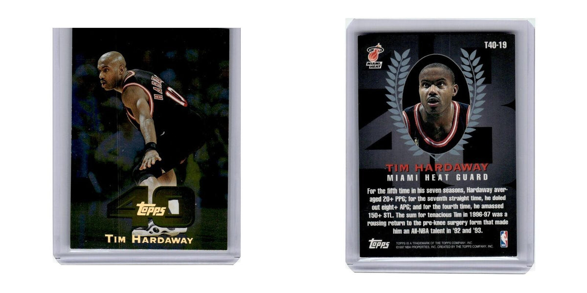 1997 Topps 40 Tim Hardaway Heat #T40-19