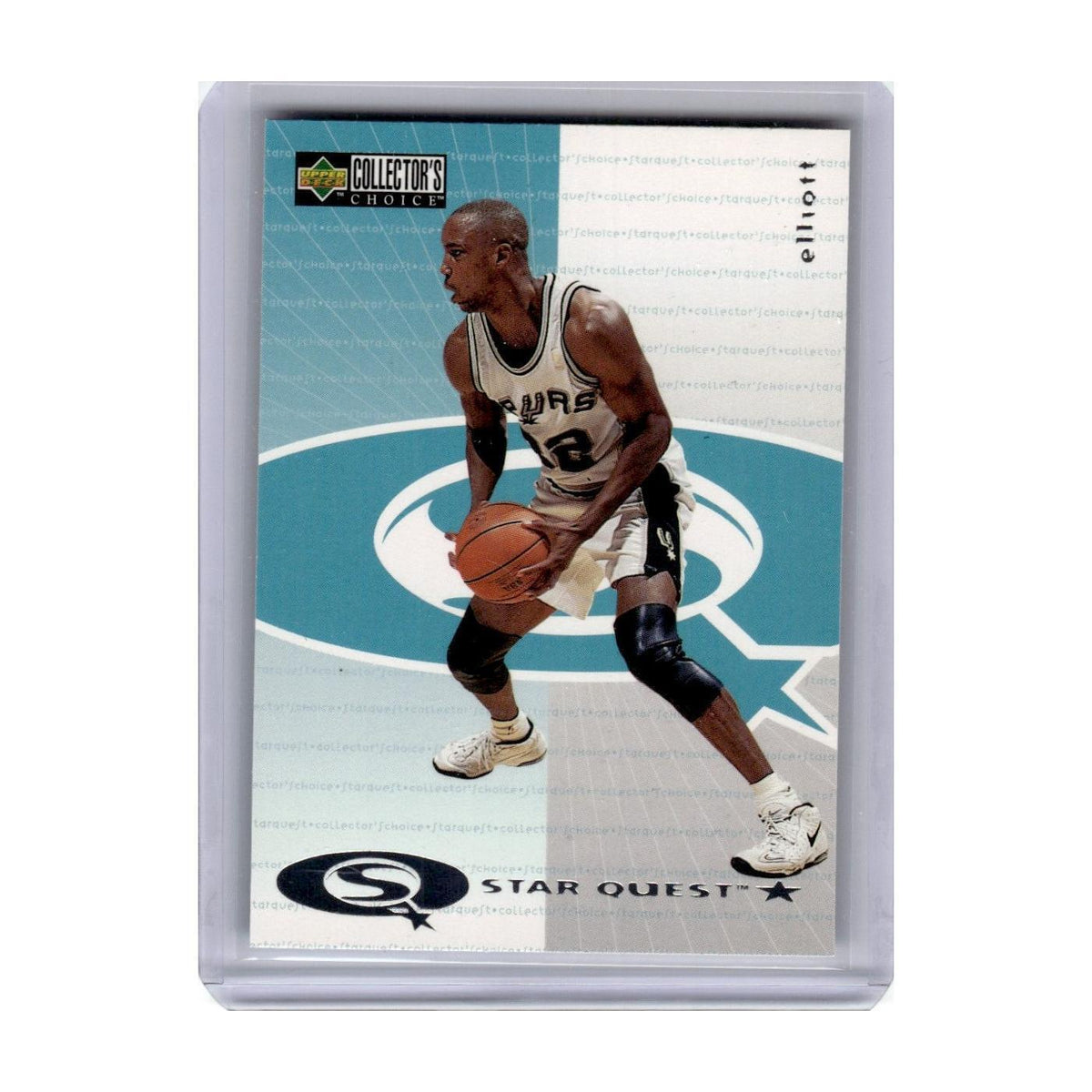 1997 Collector's Choice StarQuest Sean Elliott Spurs #SQ118