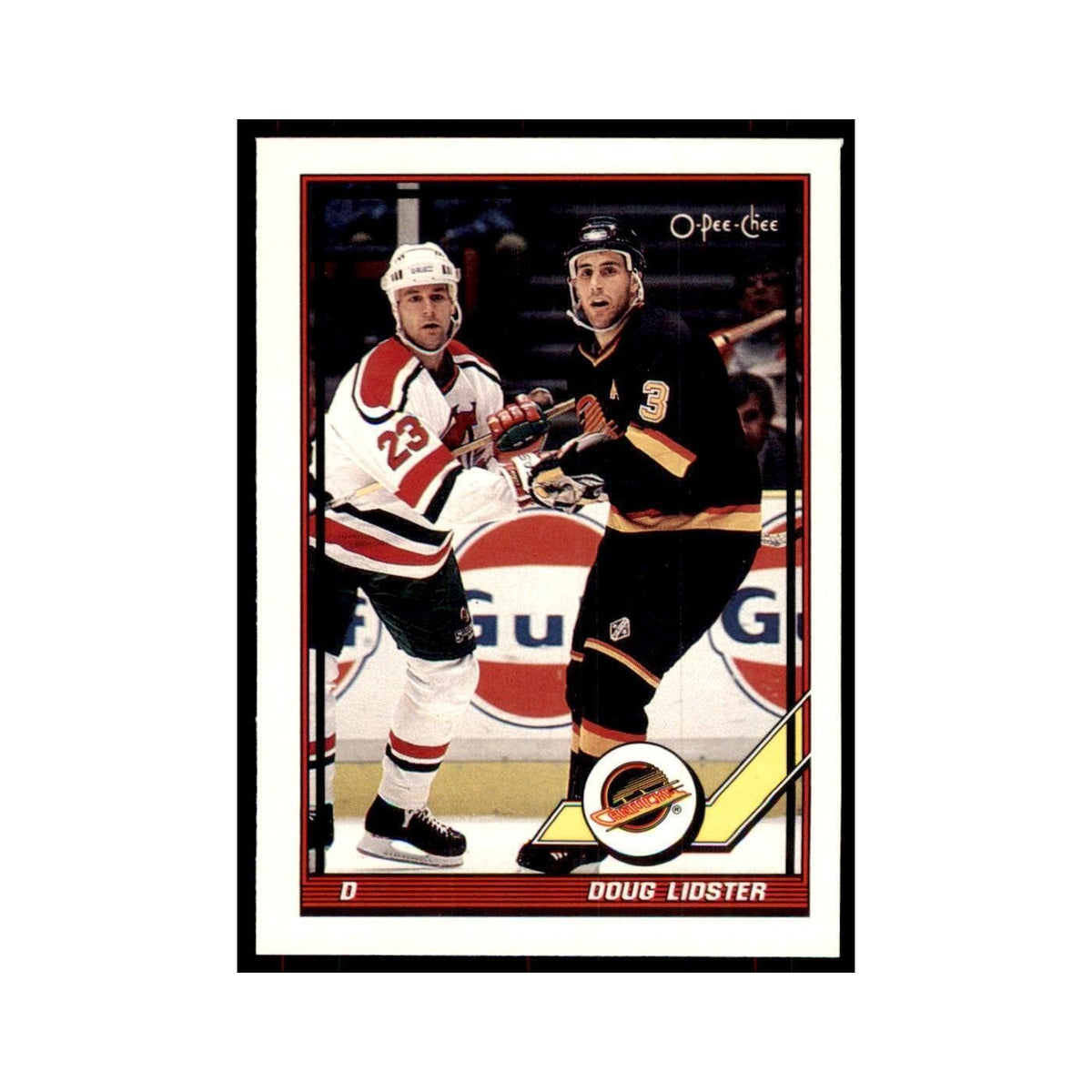 Doug Lidster 1991 O-Pee-Chee #179 Vancouver Canucks Hockey Card NM