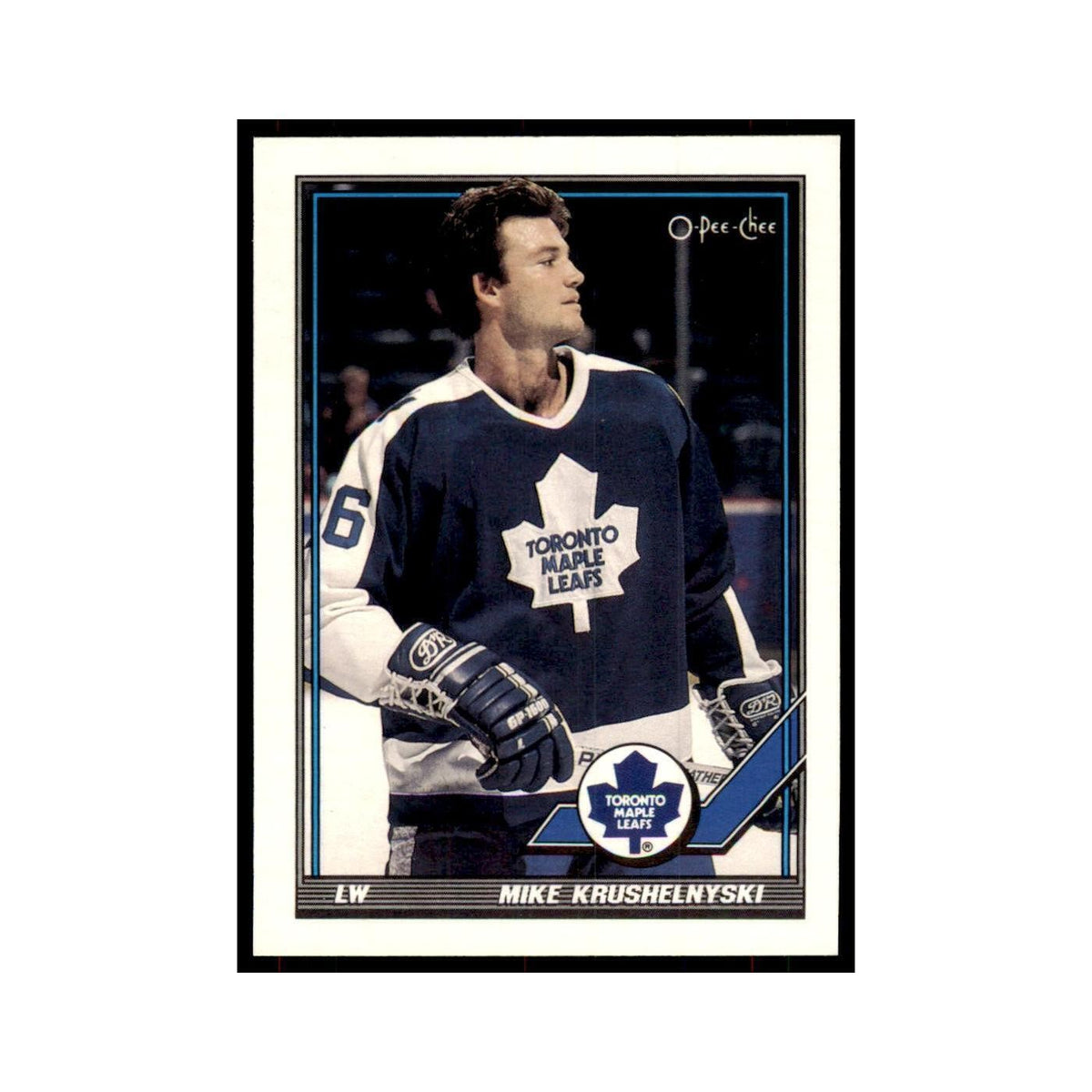 Mike Krushelnyski 1991 O-Pee-Chee #324 Toronto Maple Leafs Hockey Card NM