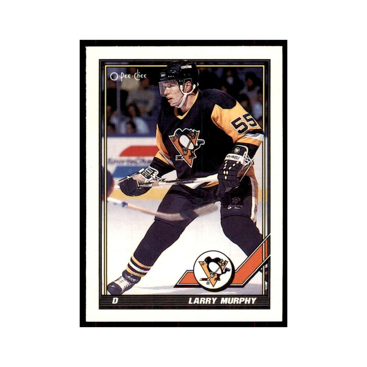 Larry Murphy 1991 O-Pee-Chee #277 Pittsburgh Penguins Hockey Card NM