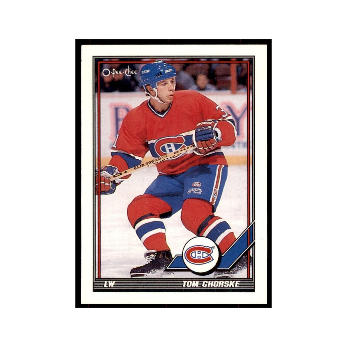 Tom Chorske 1991 O-Pee-Chee #287 Montreal Canadiens Hockey Card NM