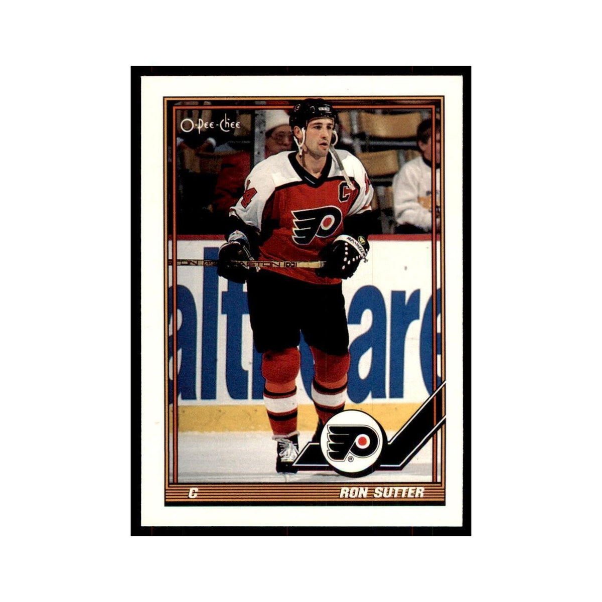 Ron Sutter 1991 O-Pee-Chee #232 Philadelphia Flyers Hockey Card NM
