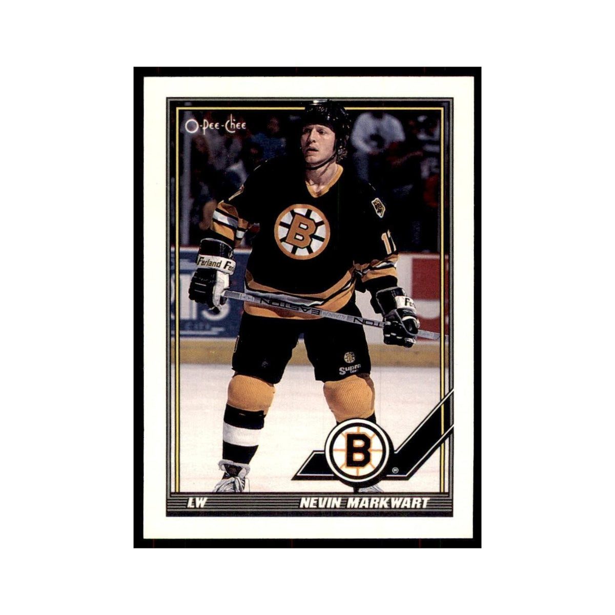 Nevin Markwart 1991 O-Pee-Chee #238 Boston Bruins Hockey Card NM