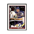 Gino Cavallini 1991 O-Pee-Chee #281 St. Louis Blues Hockey Card NM