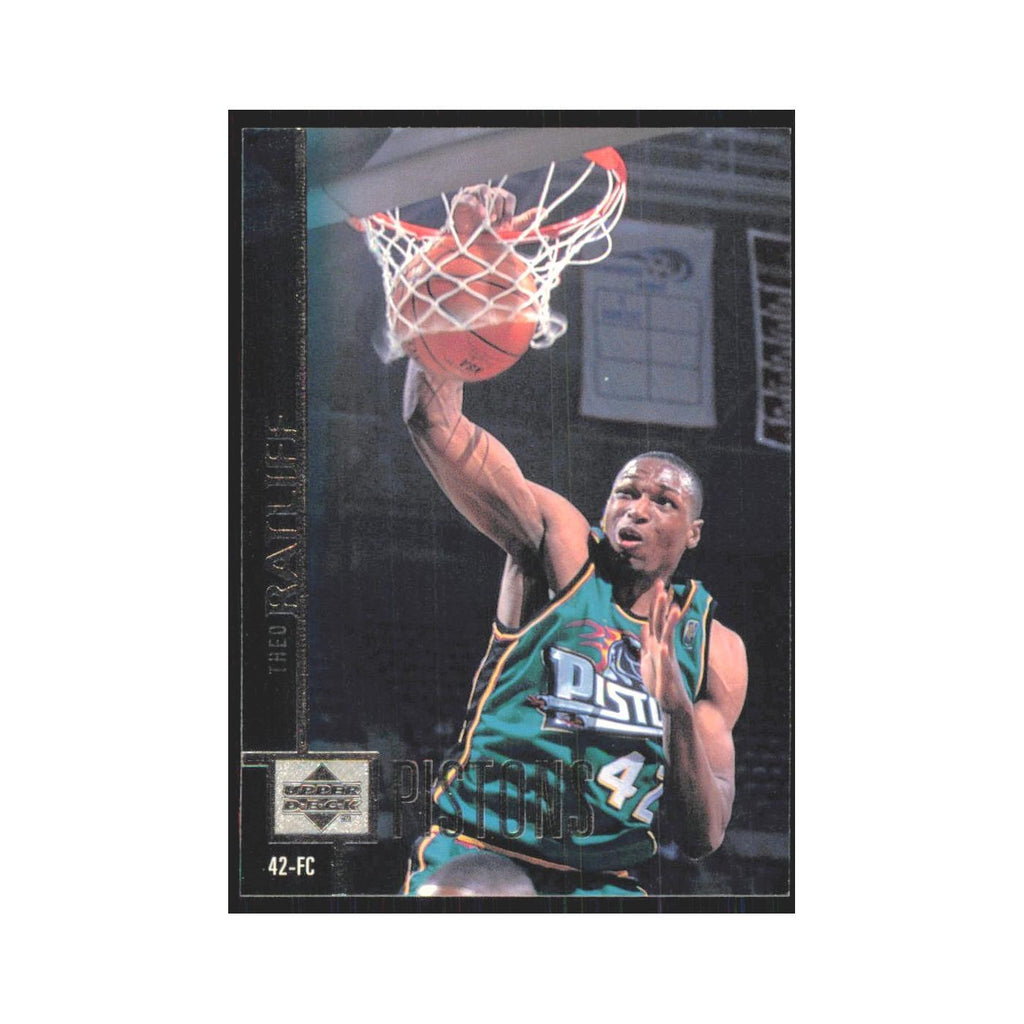 Theo Ratliff 1997 Upper Deck #37 Detroit Pistons Basketball Card NM