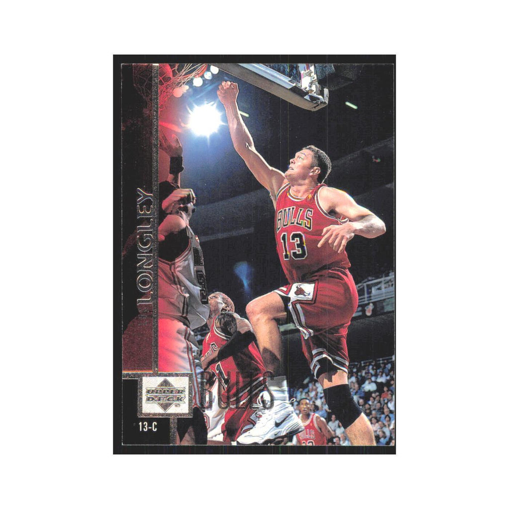 Luc Longley 1997 Upper Deck #17 Chicago Bulls Basketball Card NM