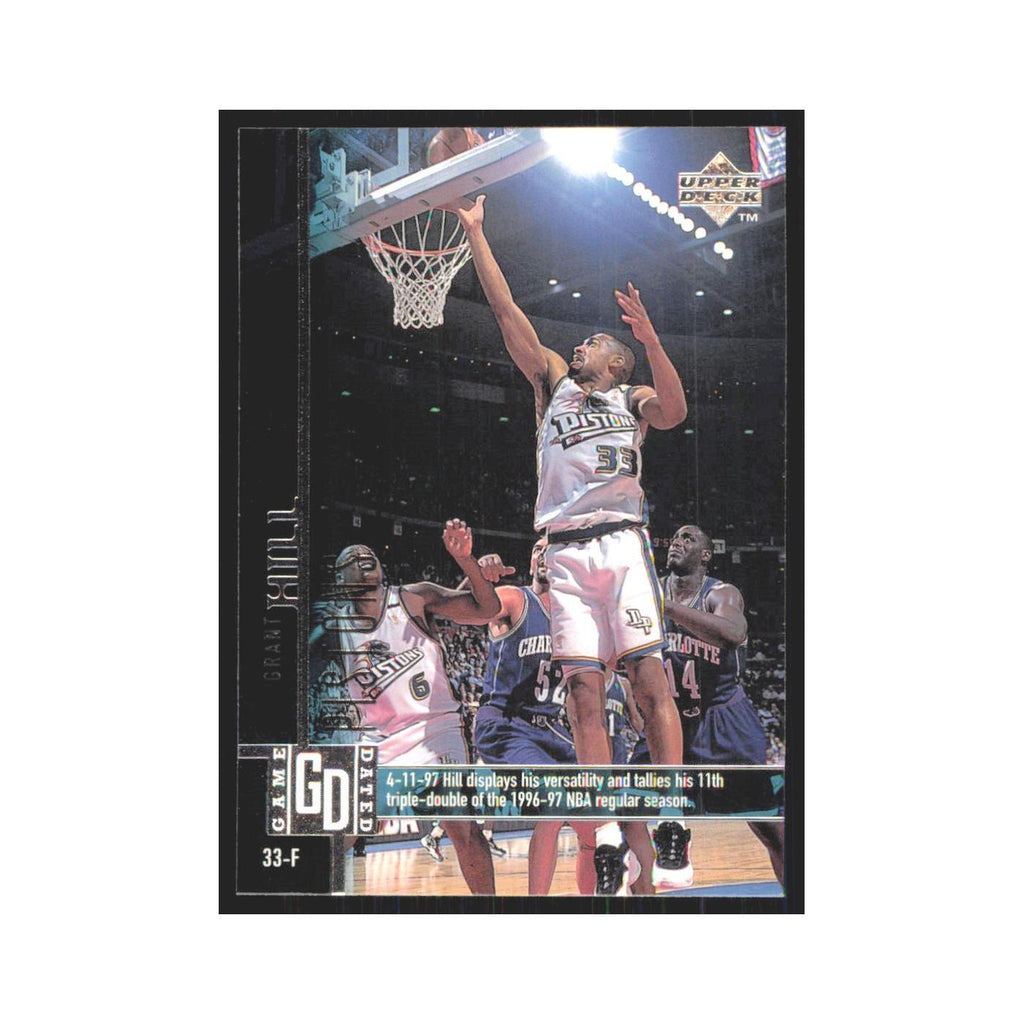 Grant Hill 1997 Upper Deck #34 Detroit Pistons Basketball Card NM