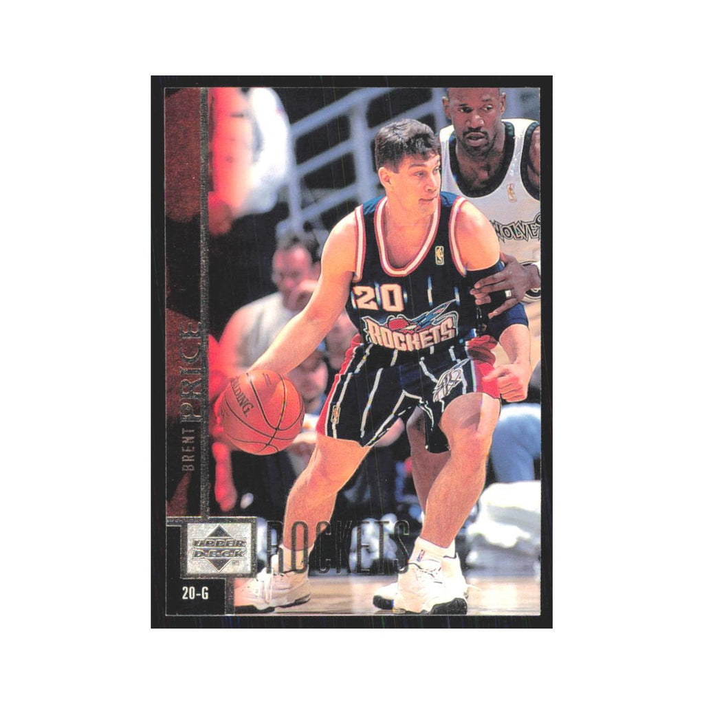 Brent Price 1997 Upper Deck #46 Houston Rockets Basketball Card NM