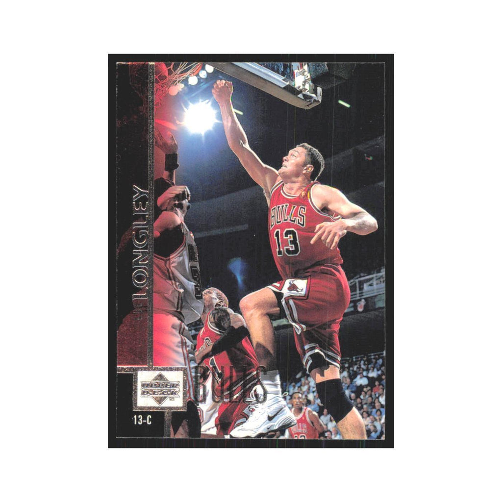 Luc Longley 1997 Upper Deck #17 Chicago Bulls Basketball Card NM