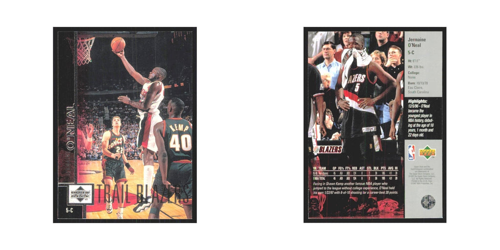 Shawn Kemp 1997 Upper Deck #5 Seattle SuperSonics Basketball Card NM