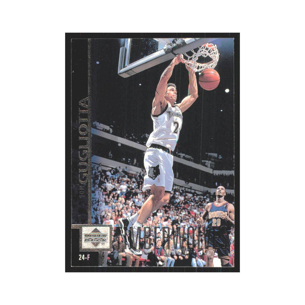 Tom Gugliotta 1997 Upper Deck #74 Minnesota Timberwolves Basketball Card NM