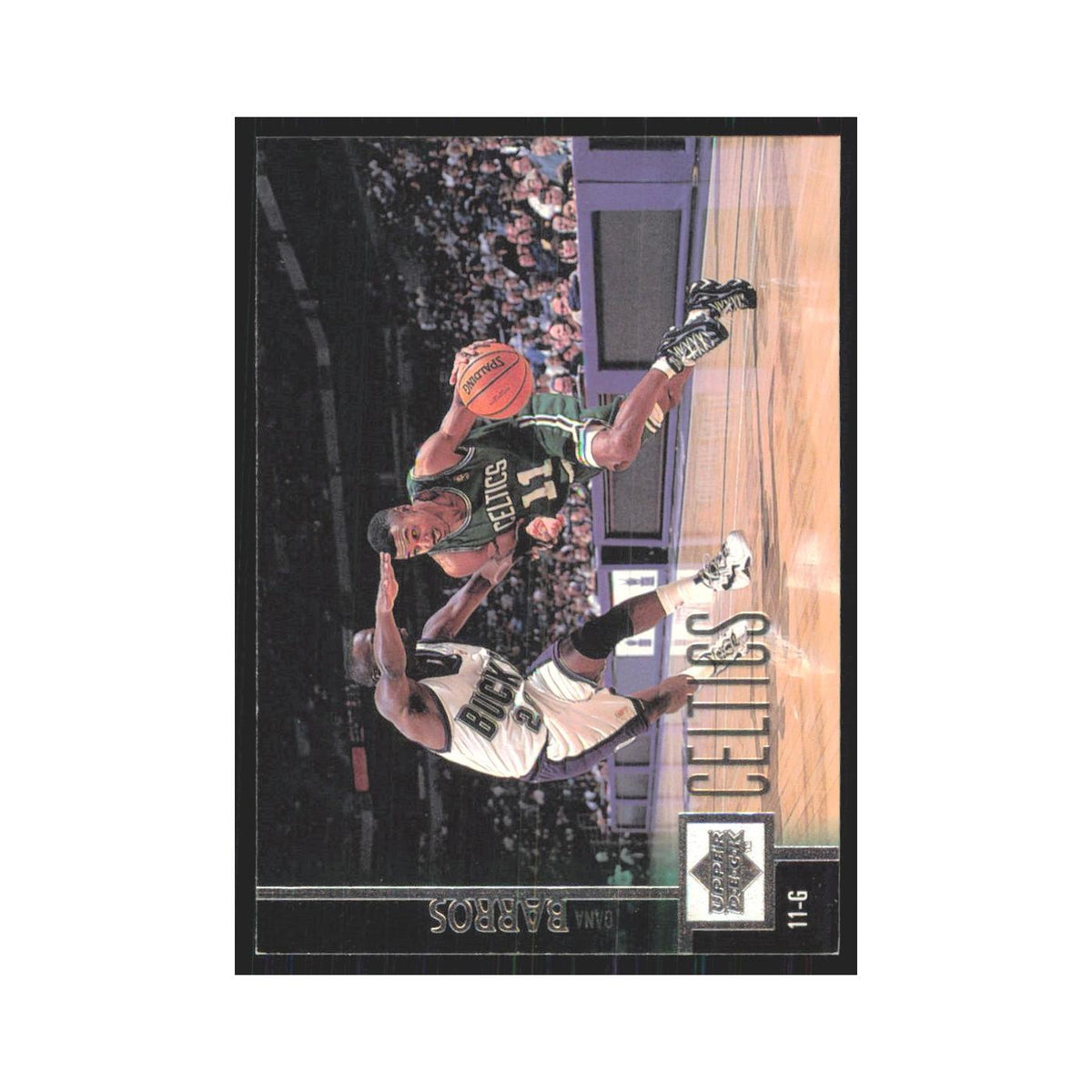 Dana Barros 1997 Upper Deck #5 Boston Celtics Basketball Card NM