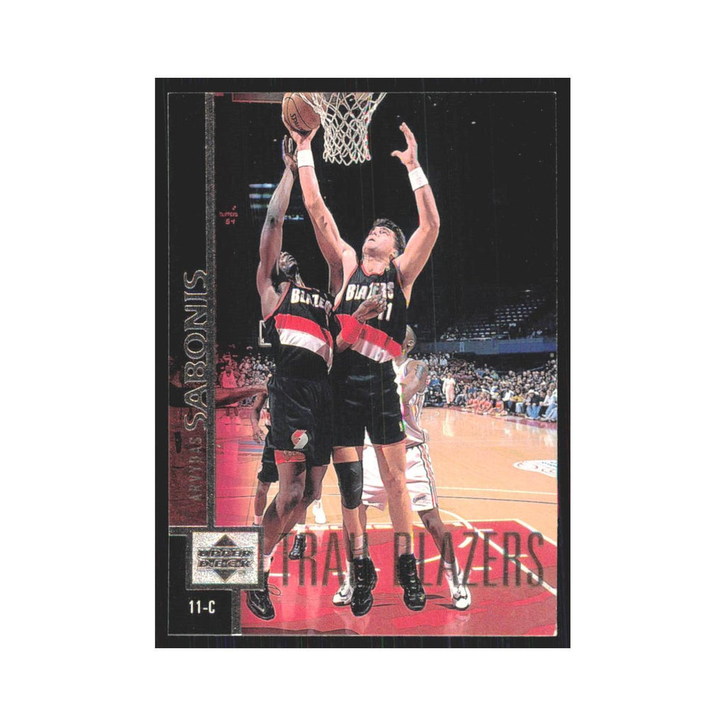 Arvydas Sabonis 1997 Upper Deck #104 Portland Trail Blazers Basketball Card NM