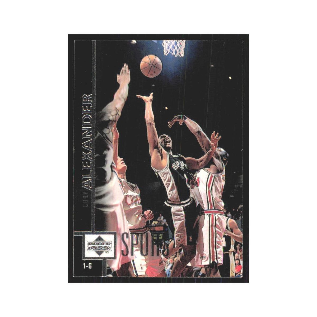 Cory Alexander 1997 Upper Deck #111 San Antonio Spurs Basketball Card NM