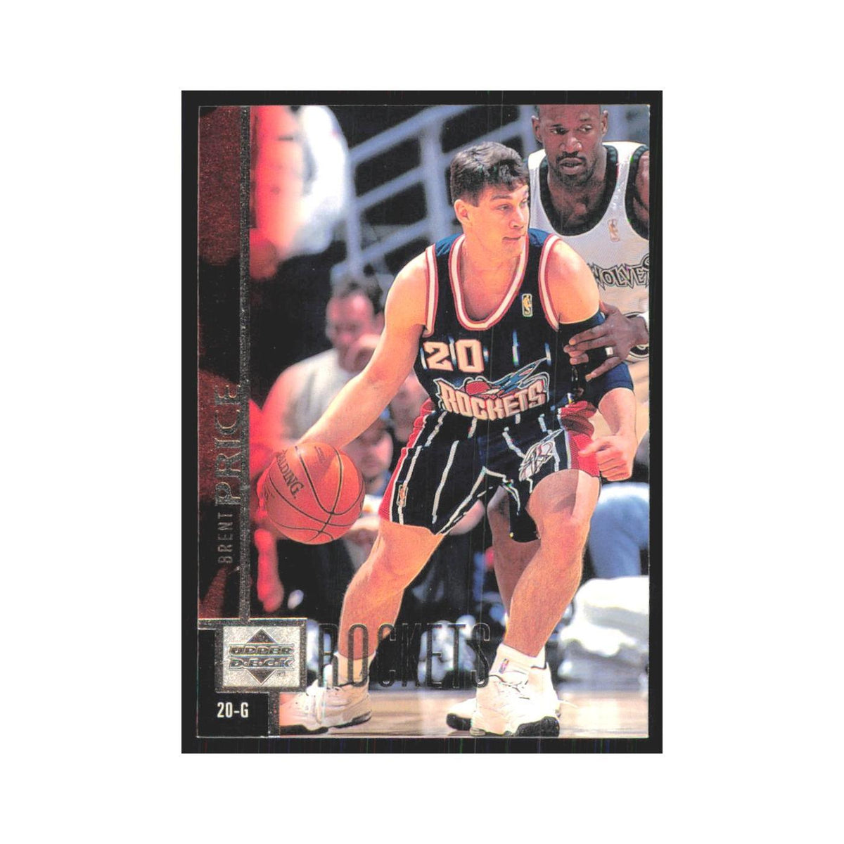 Brent Price 1997 Upper Deck #46 Houston Rockets Basketball Card NM