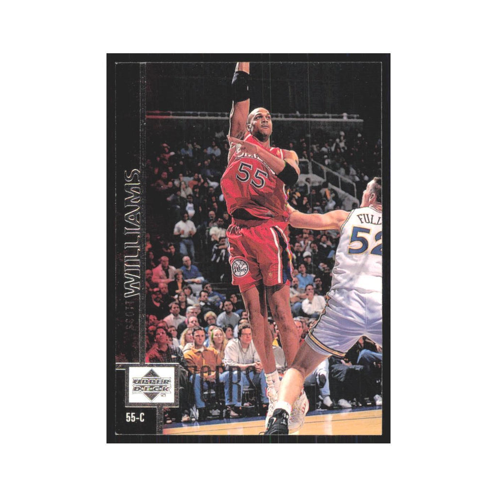 Scott Williams 1997 Upper Deck #95 Philadelphia 76ers Basketball Card NM