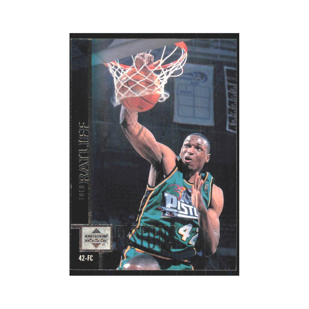 Theo Ratliff 1997 Upper Deck #37 Detroit Pistons Basketball Card NM