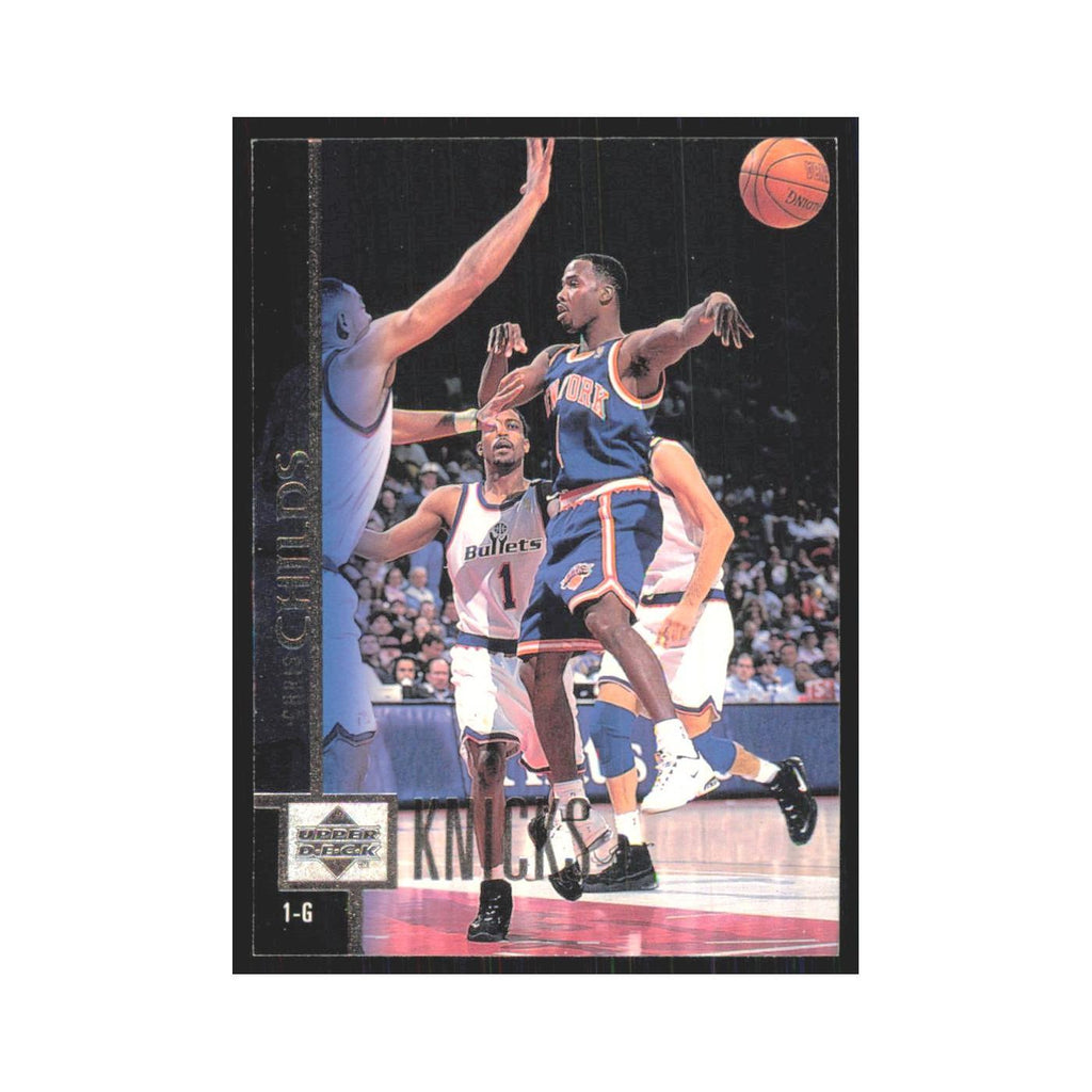 Chris Childs 1997 Upper Deck #82 New York Knicks Basketball Card NM