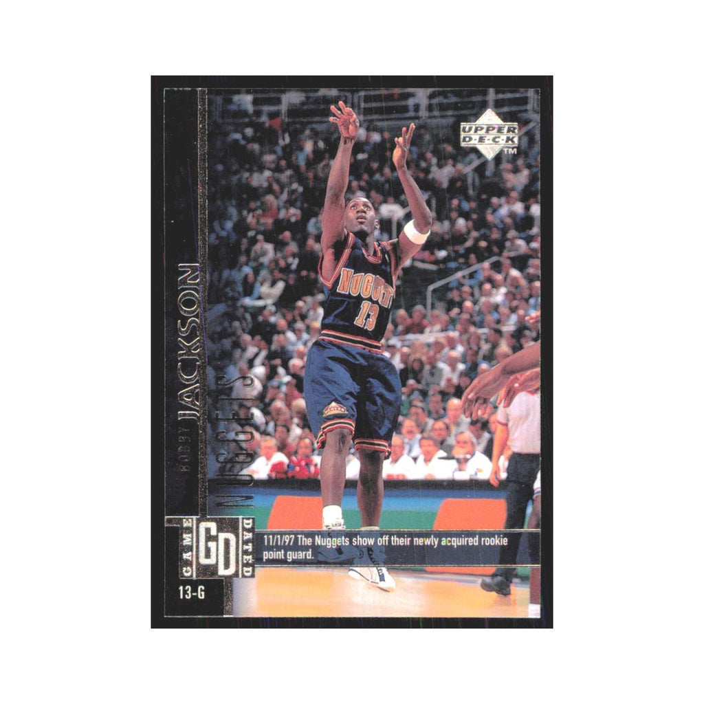 Bobby Jackson 1997 Upper Deck #210 Denver Nuggets Basketball Card NM