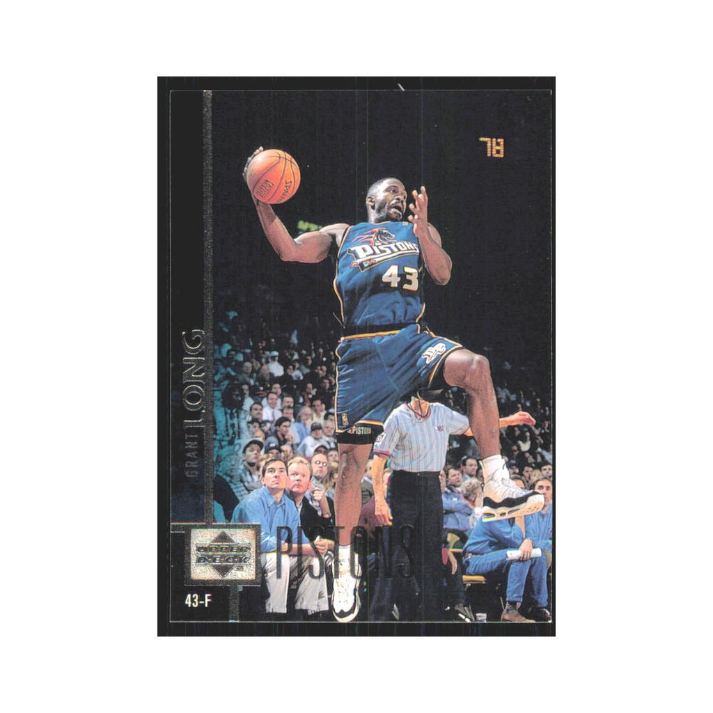 Grant Long 1997 Upper Deck #36 Detroit Pistons Basketball Card NM