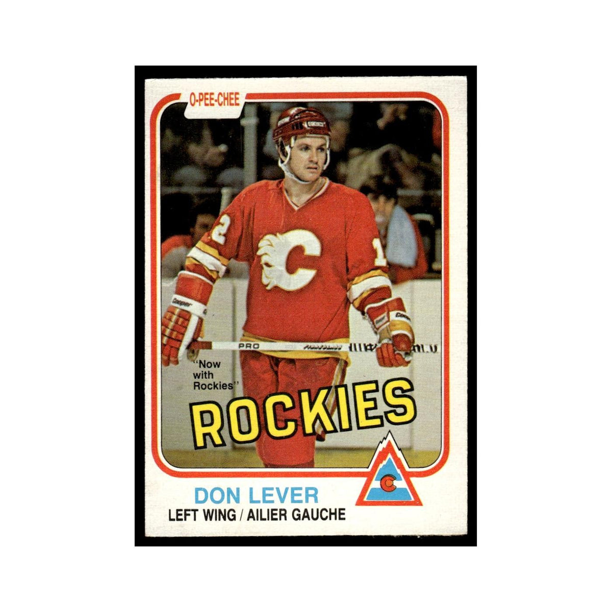 Don Lever 1981 O-Pee-Chee #45 Colorado Rockies Hockey Card EX