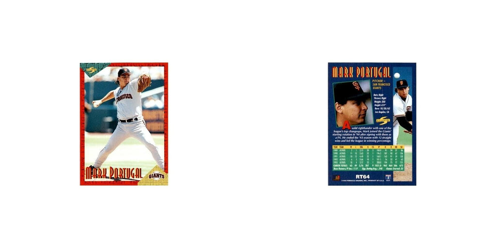 Mark Portugal 1994 Score Rookie & Traded #RT64 San Francisco Giants NM