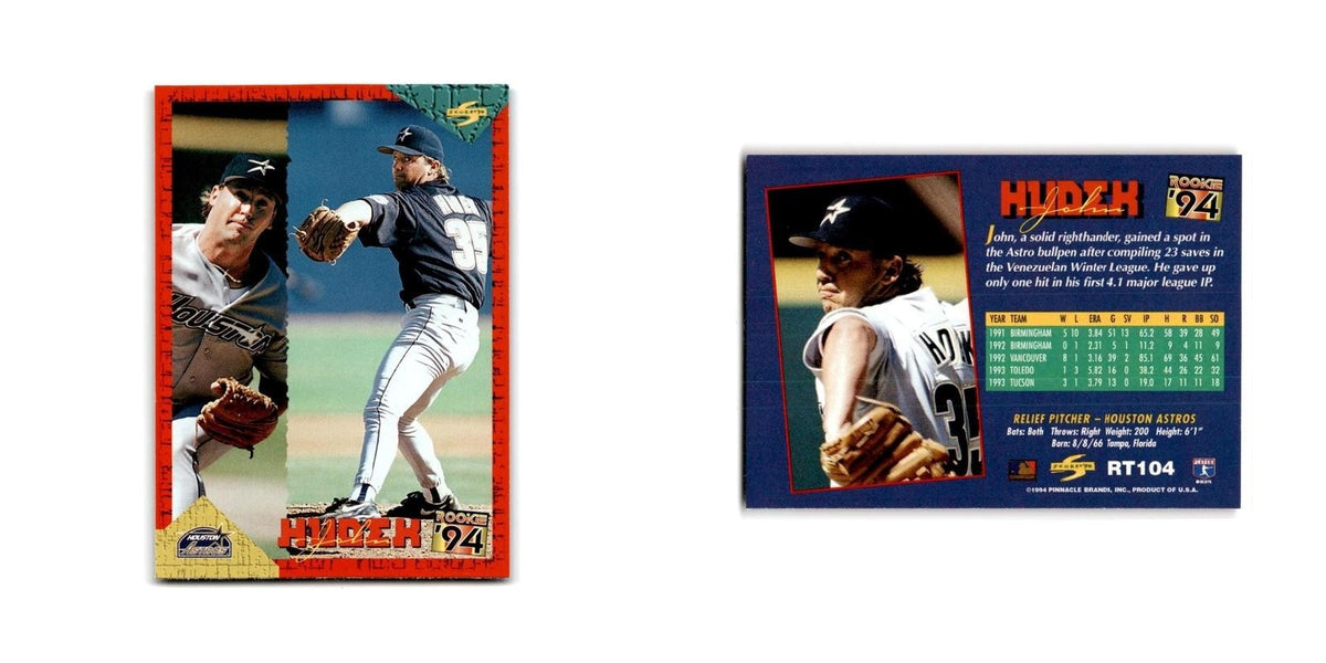 John Hudek Rookie 1994 Score Rookie & Traded #RT104 Houston Astros NM