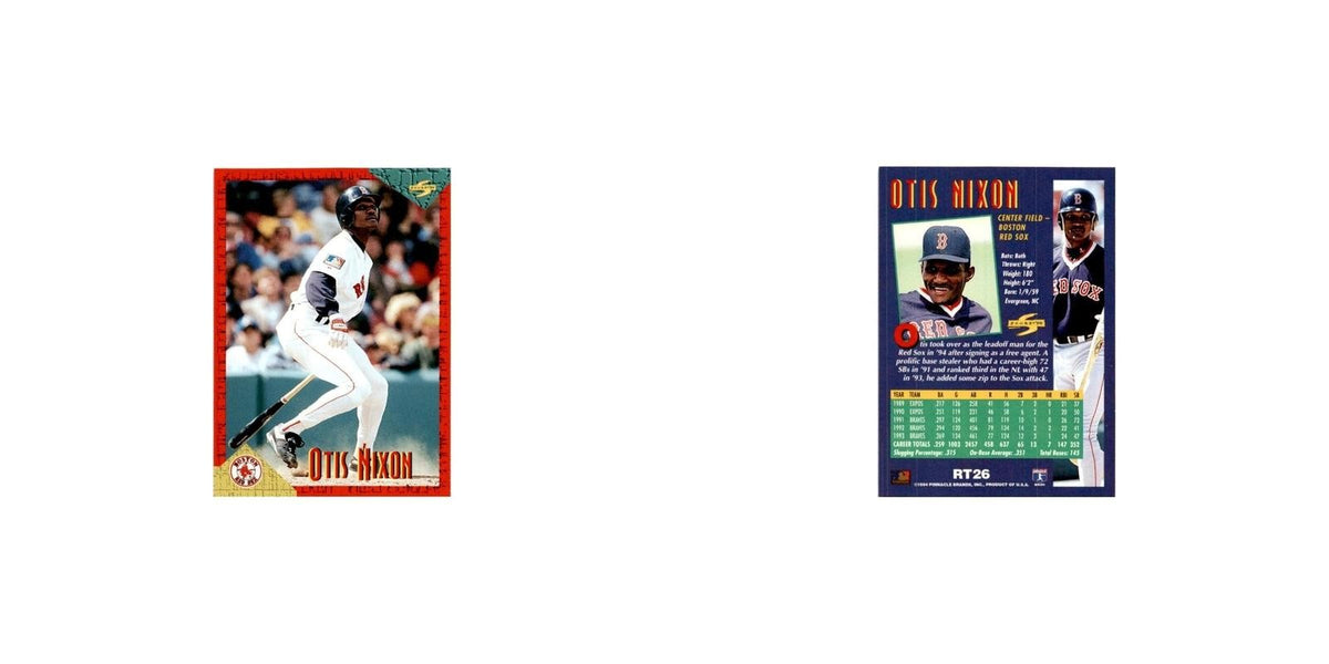 Otis Nixon 1994 Score Rookie & Traded #RT26 Boston Red Sox Baseball Card NM