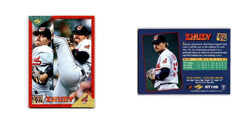 Paul Shuey Rookie 1994 Score Rookie & Traded #RT109 Cleveland Indians NM